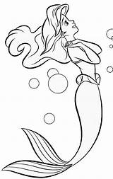 Ariel Putri Mewarnai Duyung Kleurplaten Sereia Pequena ระบาย Arial Auntie Tekeningen Silakan Mendownload Tombol sketch template