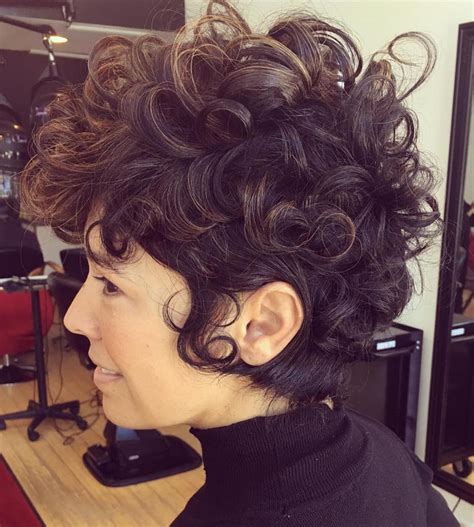 lively short haircuts  curly hair short wavy curly hairstyle