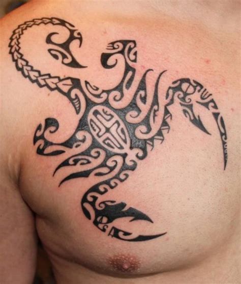 18 Stunning Tribal Scorpion Tattoo