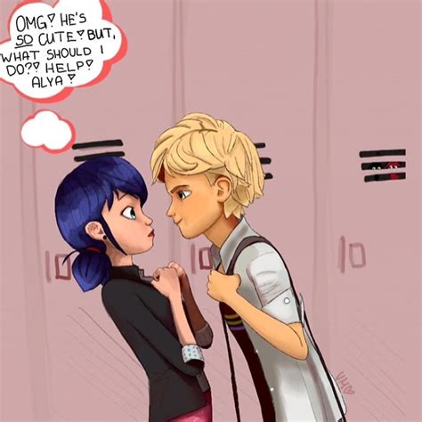 Adrienette Kiss Is Real Gahh I Knew Cr Miraculous