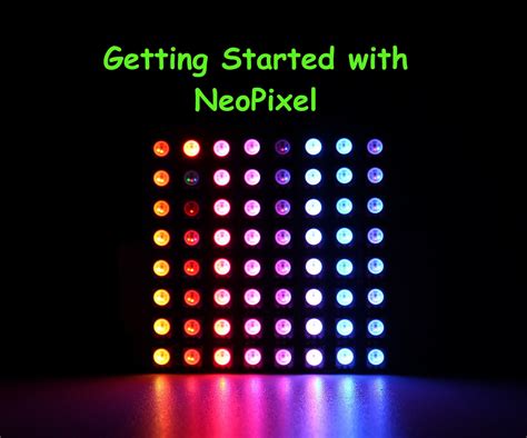 started  neopixel ws rgb led  steps  pictures instructables