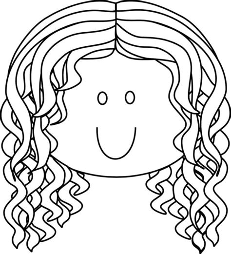 girl face coloring page  printable coloring pages  kids