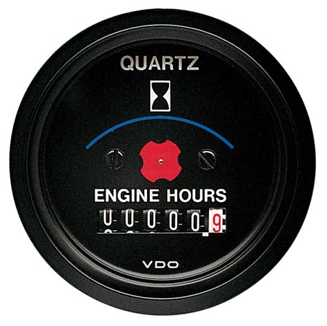 cockpit vision gauge hourmeter vdo