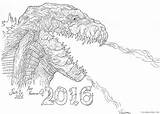 Godzilla Coloring Pages Kameron Amir Coloring4free Deviantart Firing King Kong 2000 Girl sketch template