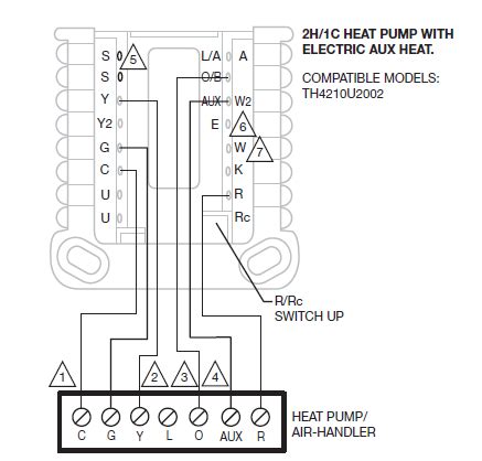 honeywell home  pro thermostat wiring diagrams user manual thermostatguide