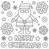 Jolly Claus sketch template