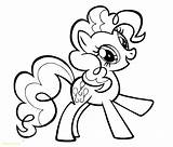 Pinkie Pie Coloring Pages Printable Pony Little Getcolorings Pinki sketch template