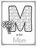 Mom Card Color Trace Mother Mothers Poster Preschool Crafts Kindergarten Activity Easy Printable Activities Worksheet Kids Coloring Pages Printables Craft sketch template
