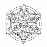 Snowflake Coloring Pages Mandala Snowflakes Ones Little Top Color Sheets Printable Outline Momjunction Choose Board sketch template