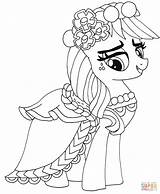 Pony Applejack Coloring Little Pages Printable Para Color Outline Mlp Drawing Colorir Apple Jack Sombra Desenhos Pintura Mermaid King Print sketch template