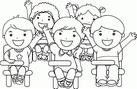 kind child coloring page coloring home