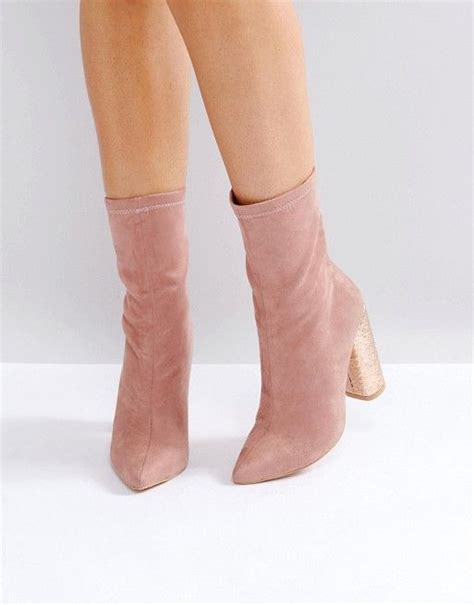 pin  lauren redmond  rozovaya pyl boots women shoes heeled ankle boots
