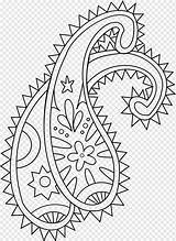 Paisley Drawing Mehndi Child Pngwing sketch template