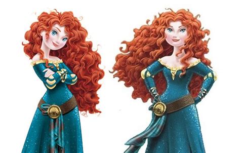 Disney S Princess Makeover Of Merida Leads To Uproar And