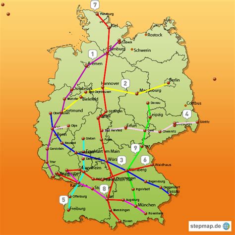 karte autobahnen deutschland