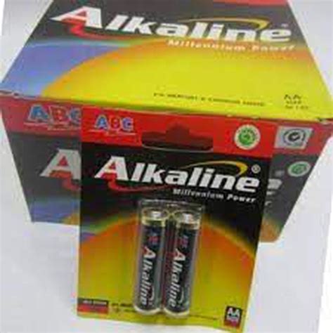 baterai abc alkaline aa  kotak box isi  set