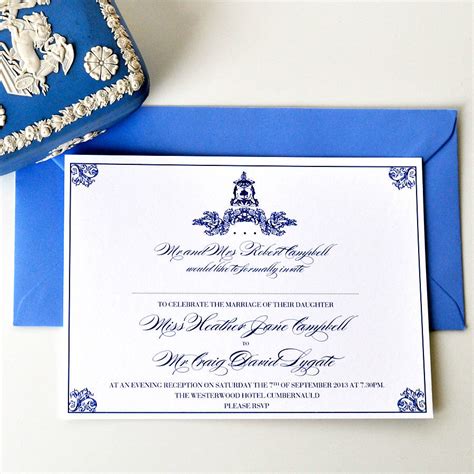 royal wedding invitation  eyilove notonthehighstreetcom