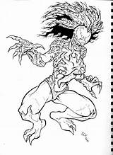 Venom Carnage Scream Spiderman Ausmalbild Crafter Coloringhome Malvorlagen sketch template
