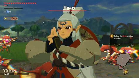 more impa gameplay shows her taking down a hinox in age of calamity