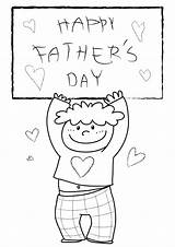 Coloring Printable Pages Father Fathers Happy Kids Sheets Grandpa Cute Color Toddlers Print Dad Colouring Template Proverbs Potatoes Mashed Craft sketch template