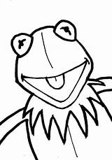 Kermit Frog Coloring Pages Drawing Kids Colouring Line Clipartmag Clip Clipart Printable sketch template