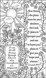 Coloring Bookmarks Adult Bible Bookmark Pages Philippians Verse Verses Book Sheets Printable Template Colouring Scripture Kids Christian Print Pdf Religious sketch template
