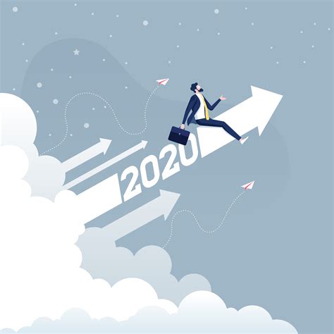 businessman riding  arrow    vector art  vecteezy