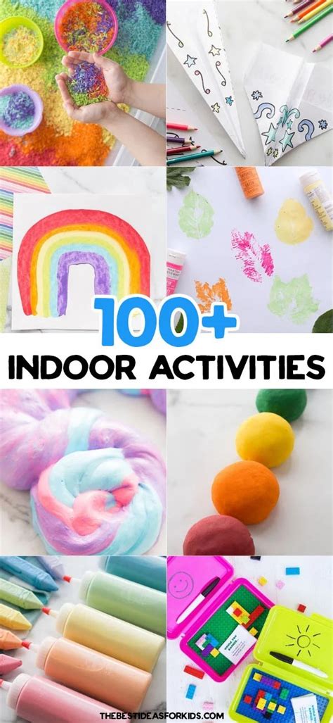 indoor activities  kids   printable   ideas