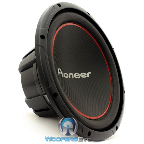 ts wr pioneer   rms single  ohm champion series subwoofer
