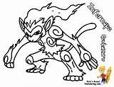 Pokemon Infernape Coloring Pages Colouring Book Boys Pag sketch template