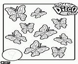 Contar Tellen Contare Nueve Vlinders Negen Dieren Farfalle Animali Colorare Mariposas Nove sketch template