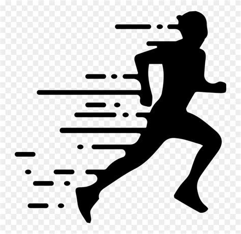 runner silhouettes running png logo clipart