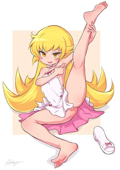 dynamite tomokazu oshino shinobu monogatari series highres 1girl