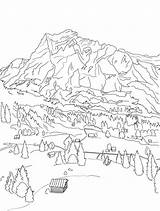 Switzerland Ausmalbild Alpen Schweizer Malbilder sketch template