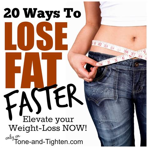 20 ways to lose fat faster guaranteed weight loss tips and advice