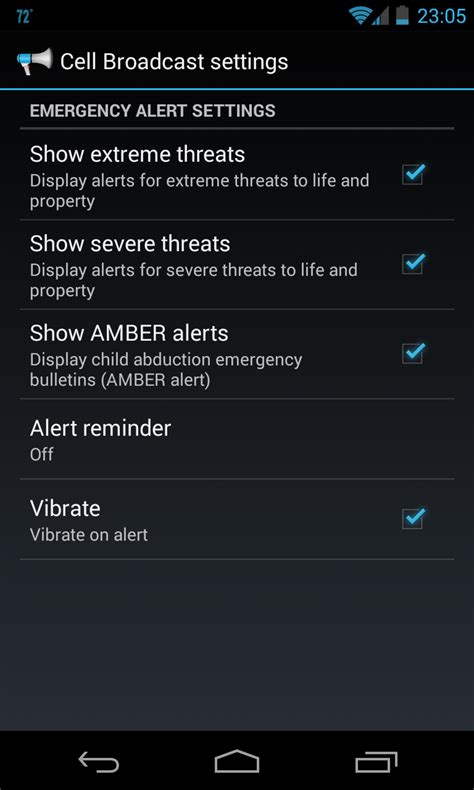 amber alert  android  iphone prime