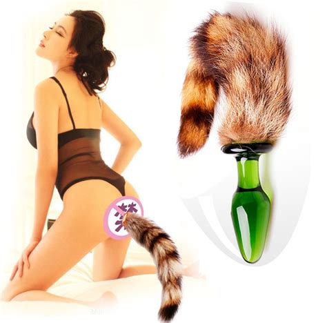 sex toys unisex love sm fox tail butt anal plug sexy romance funny