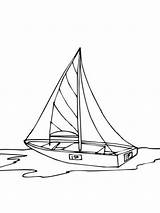 Coloring Boat Dinghy Pages Drawing Printable Boats Sailing Windsurfer Girl Getdrawings Categories sketch template