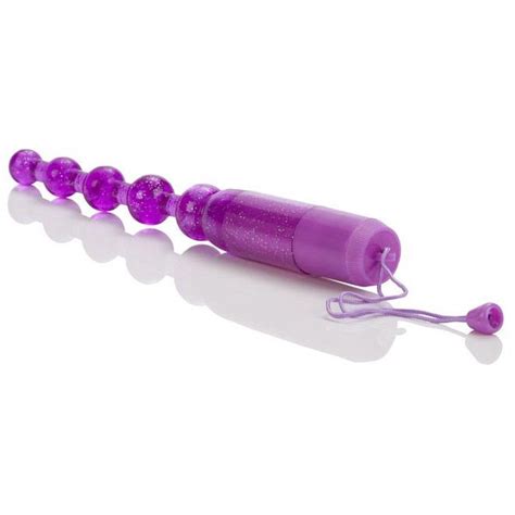 waterproof vibrating pleasure beads purple sex toys