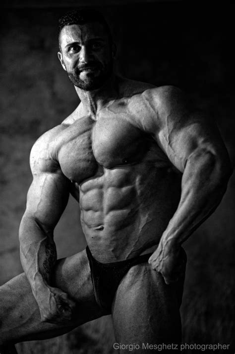 Muscle Male Model Hot Italian Bodybuilder Alessandro Grassi