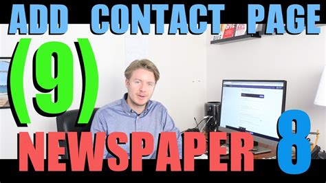 newspaper  theme tutorial  part    create contact  page  wordpress  youtube