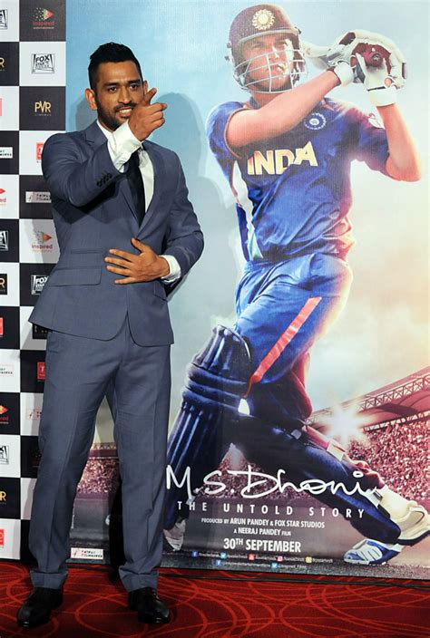 ms dhoni says movie not to glorify me it s about a journey of a