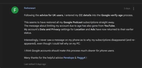 fix google podcasts subscriptions missingcontent removed error