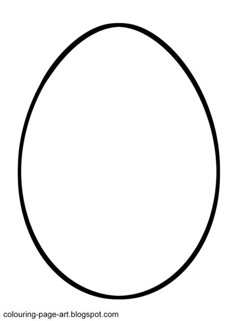 easter egg template easter egg coloring pages egg template