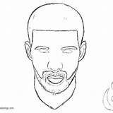 Drake Rapper sketch template