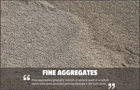 benefits   fine aggregate