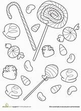 Colouring Everfreecoloring Snoep Lollipops Designlooter Getcolorings sketch template