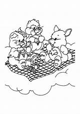 Picknicken Kleurplaat sketch template
