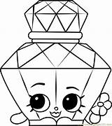 Shopkins Perfume Polly Coloringpages101 Designlooter Whitesbelfast sketch template