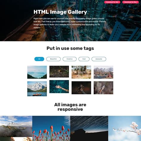stunning html bootstrap image slideshow  gallery examples